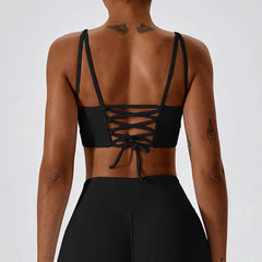 Open Back Sports Bra - LANIZI