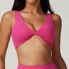Trendy black sports bra crop top for an athletic look - LANIZI