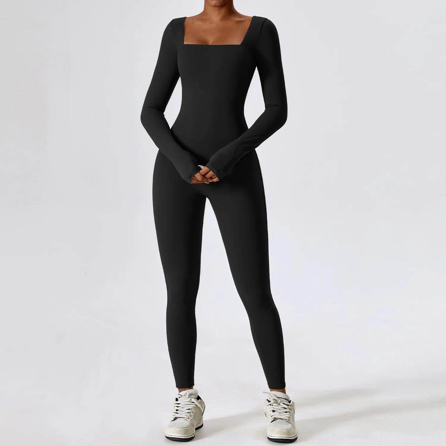 Elegant long sleeve bodysuit for a sleek, stylish look - LANIZI