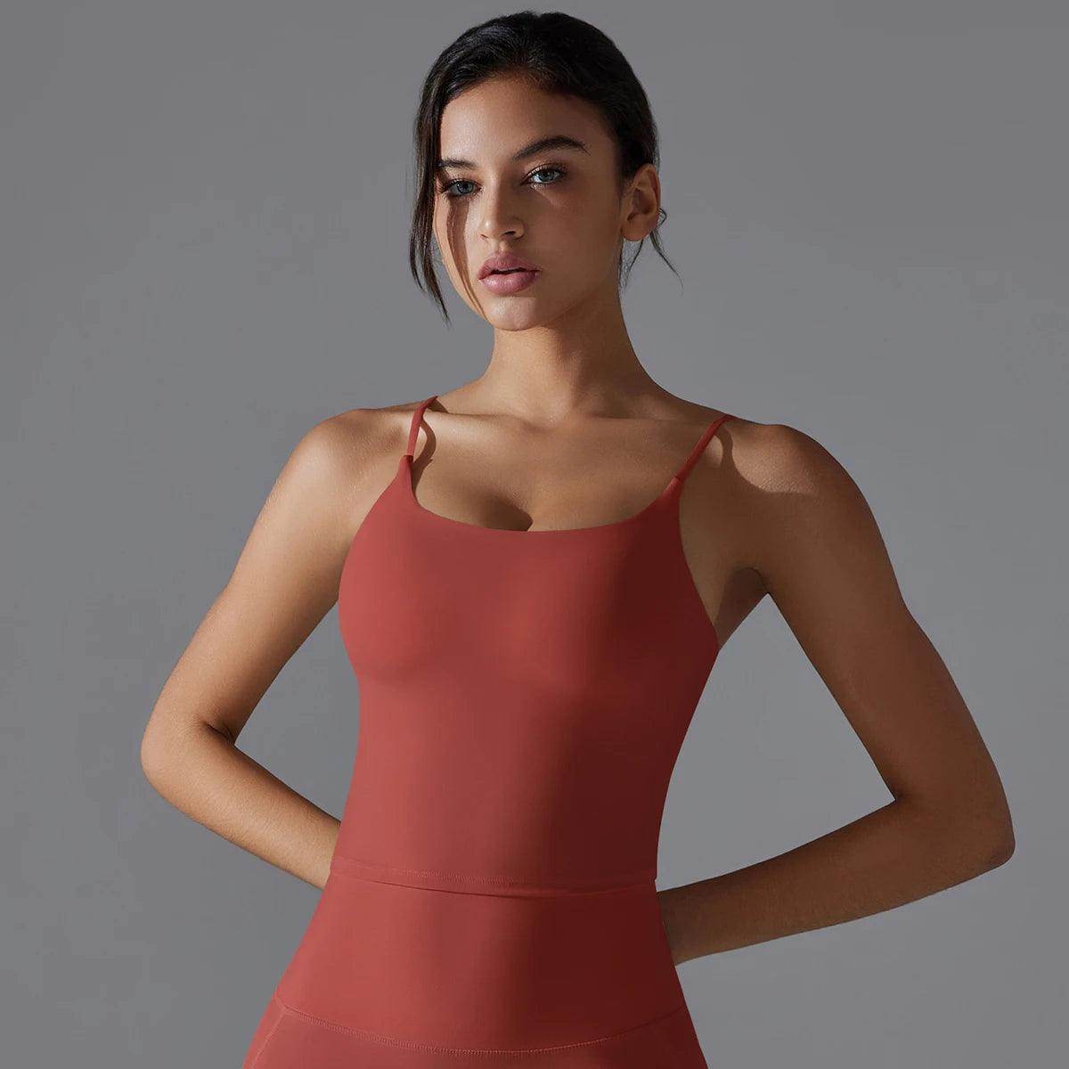 Longline Sports Bra: Ideal for Gym and Yoga - LANIZI