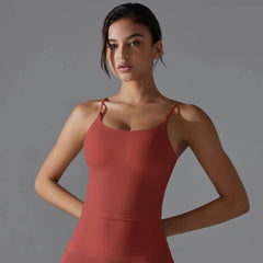 Longline Sports Bra: Ideal for Gym and Yoga - LANIZI