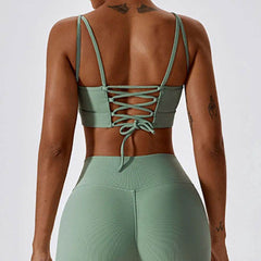 Open Back Sports Bra - LANIZI