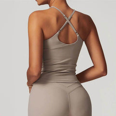 Halter Neck Sports Bra - LANIZI