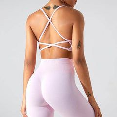Strappy Back Sports Bra - LANIZI