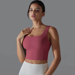 Longline Sports Bra: Supportive and Trendy - LANIZI