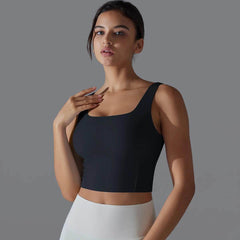 Longline Sports Bra: Supportive and Trendy - LANIZI