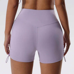 Breathable yoga shorts for women for a cool workout session - LANIZI