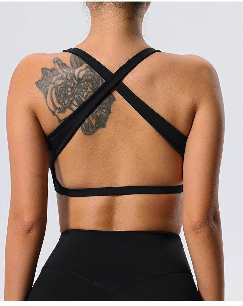 Fashion forward sports bra for gym and casual wear - LANIZI