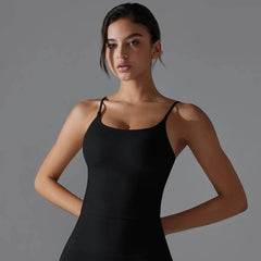 Longline Sports Bra: Ideal for Gym and Yoga - LANIZI