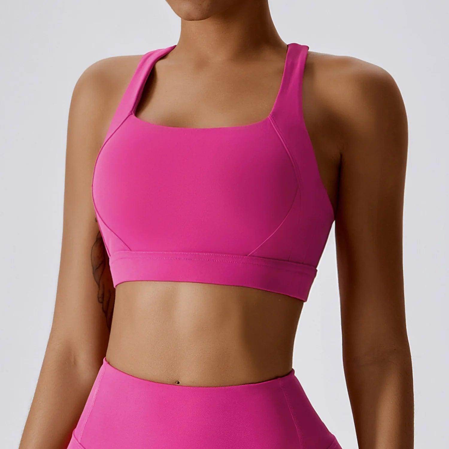 Purple Sports Bra - LANIZI