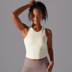 Trendy women's workout tops for gym, running, and yoga - LANIZI
