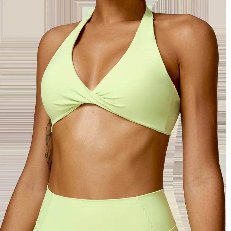 Green Sports Bra - LANIZI