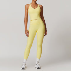 Fashionable workout set for women suitable for gym and yoga