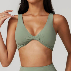 Trendy black sports bra crop top for an athletic look - LANIZI