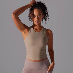 Trendy women's workout tops for gym, running, and yoga - LANIZI