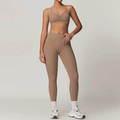 Yoga outfit sets for a flattering, smooth silhouette - LANIZI