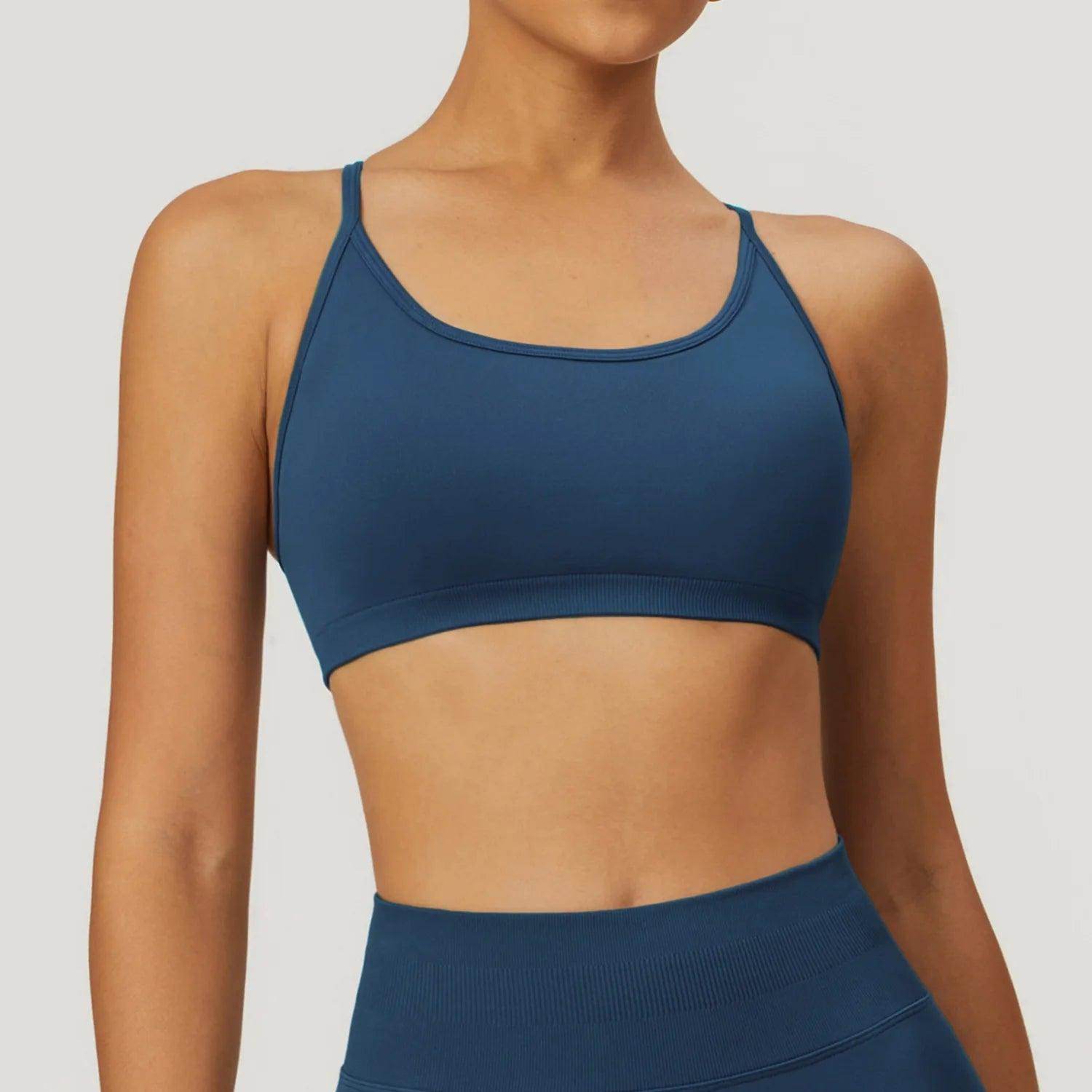 Padded sports bra for comfort, support, and style - LANIZI