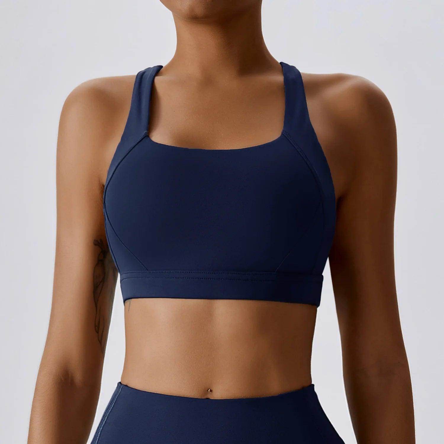 Purple Sports Bra - LANIZI