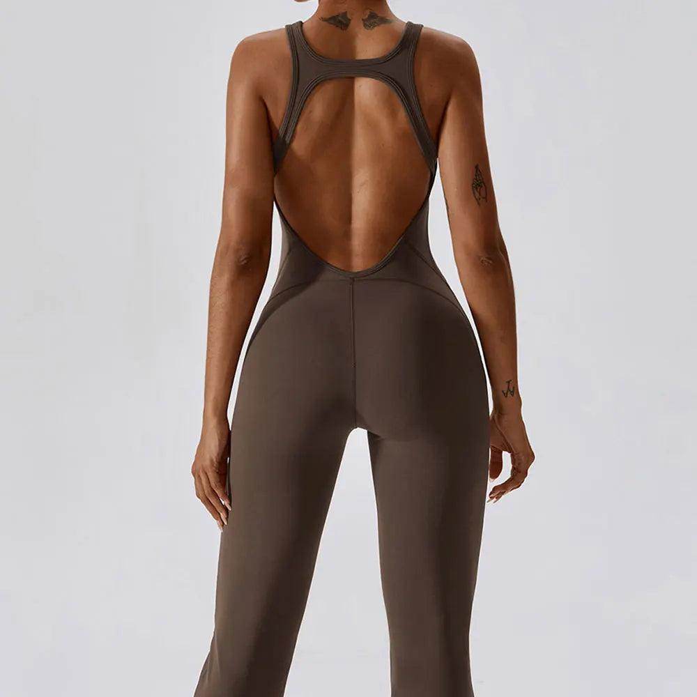 Black Bodysuit Women for Fitness - LANIZI