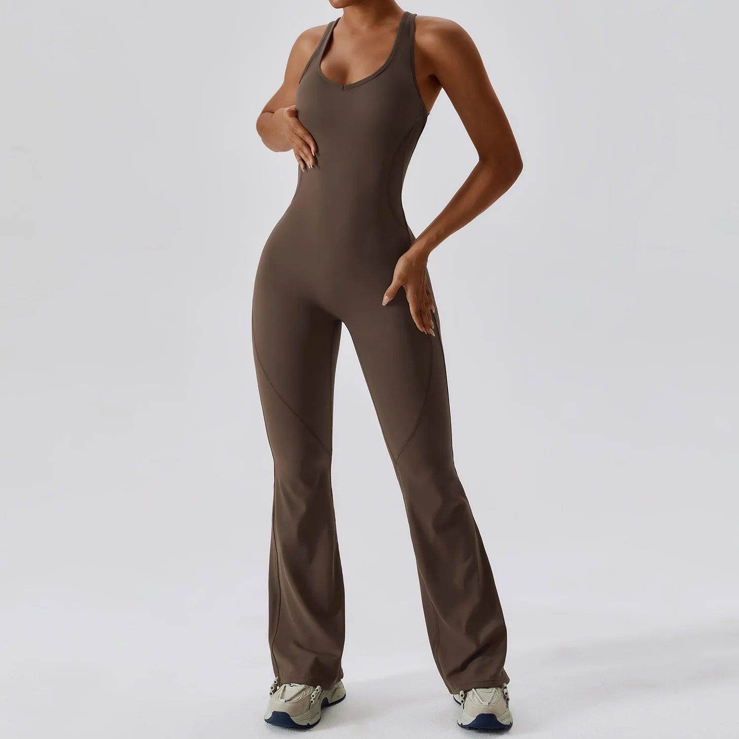 Black Bodysuit Women for Fitness - LANIZI