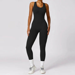 Leather Bodysuit for Stylish Gym Wear - LANIZI