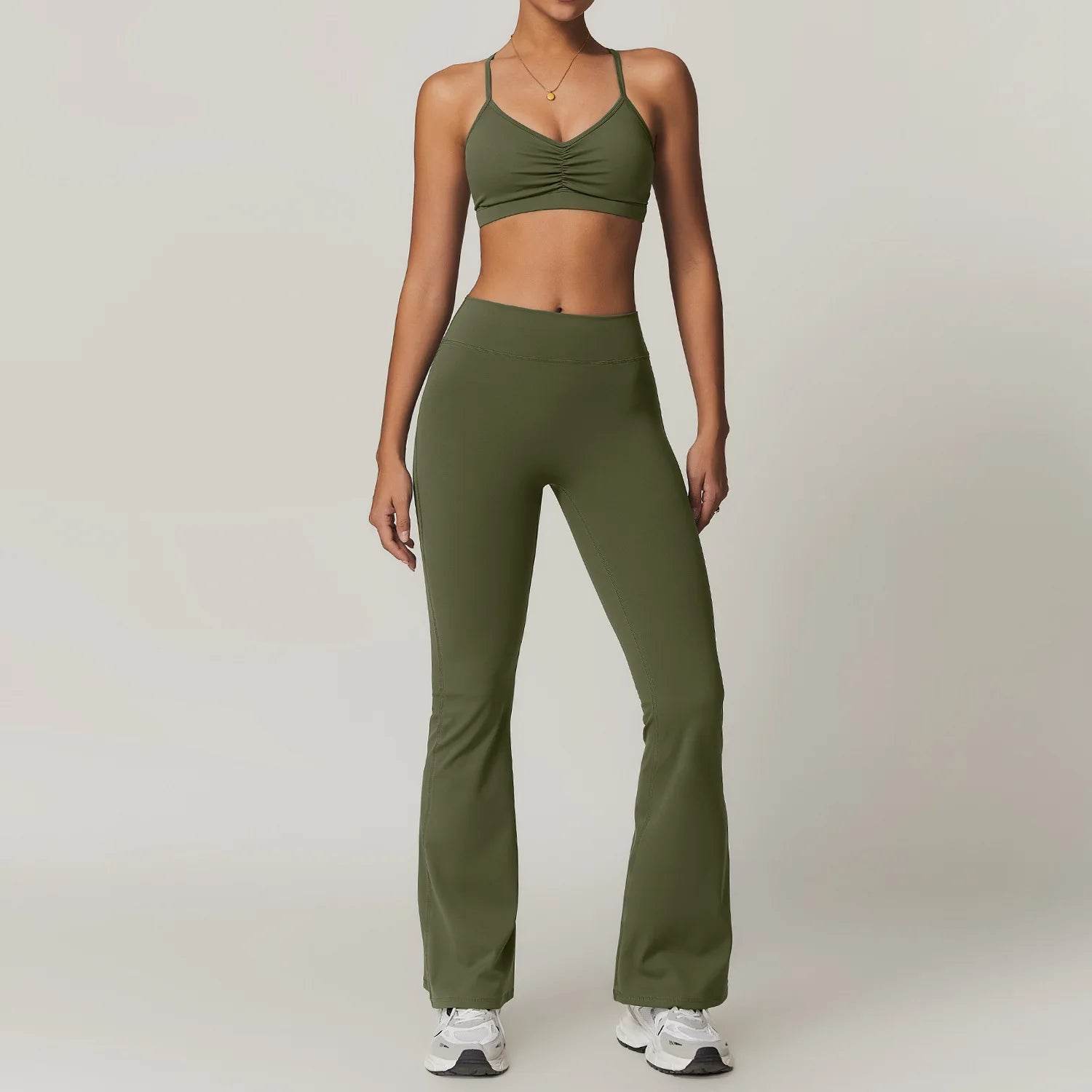 Yoga outfit sets for a flattering, smooth silhouette - LANIZI