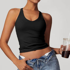 Halter Neck Sports Bra - LANIZI