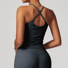 Halter Neck Sports Bra - LANIZI