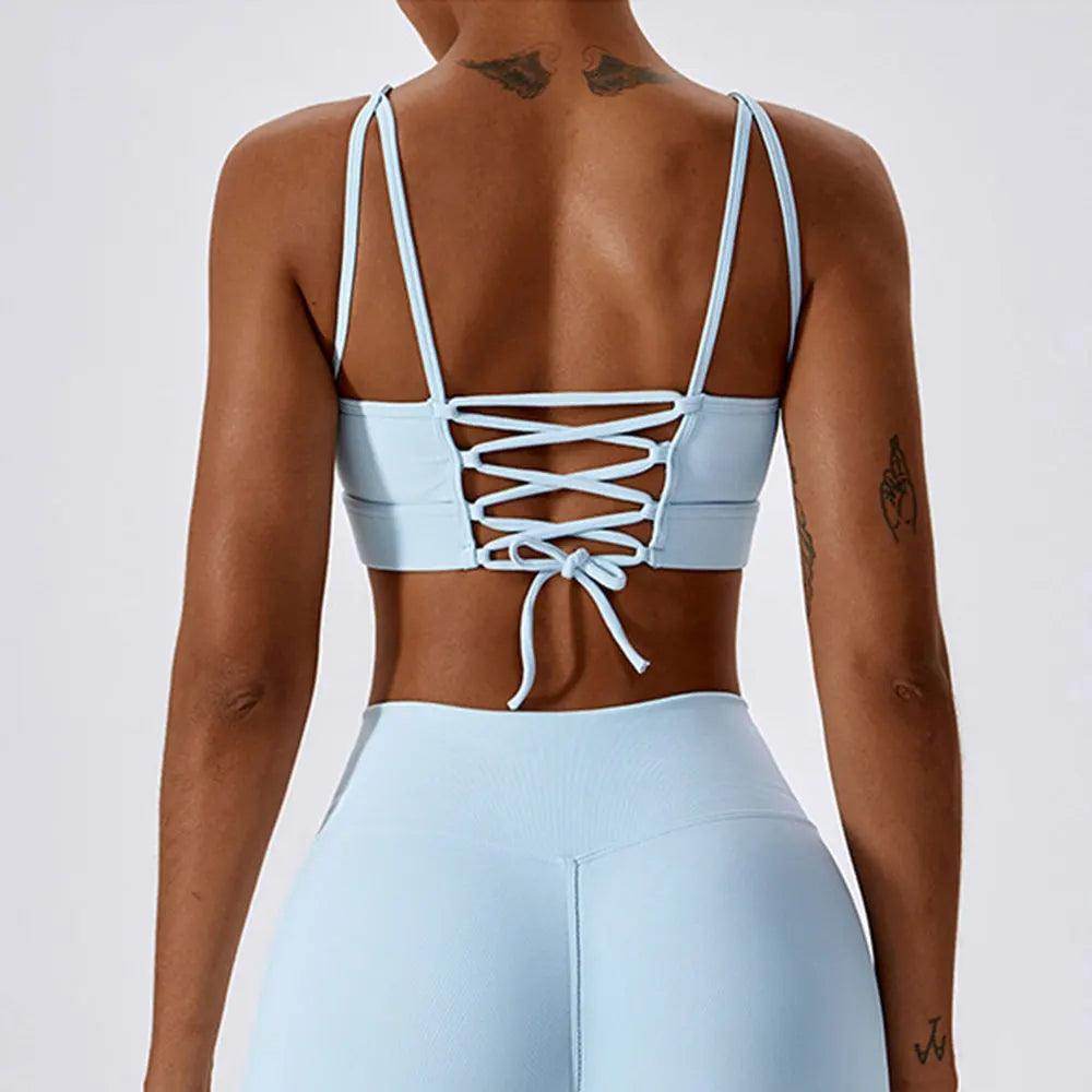 Open Back Sports Bra - LANIZI