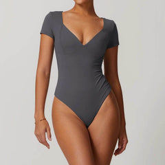 Sheer Bodysuit for Gym and Casual Wear - LANIZI
