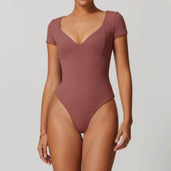 Sheer Bodysuit for Gym and Casual Wear - LANIZI