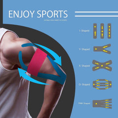 Kinesiology Tape Breathable Waterproof - accesorios gym - LANIZI