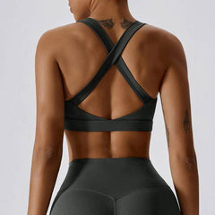 Purple Sports Bra - LANIZI