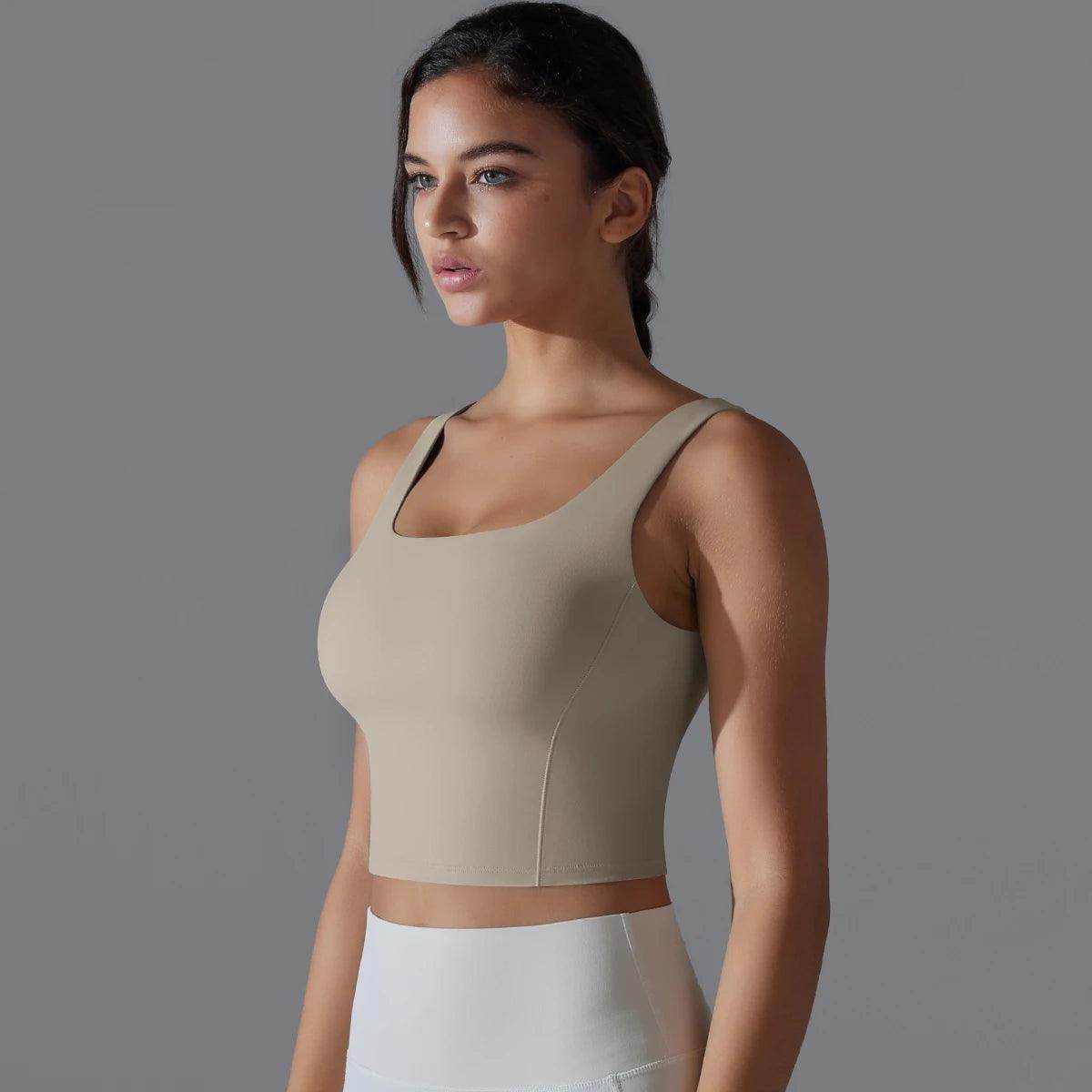 Longline Sports Bra: Supportive and Trendy - LANIZI