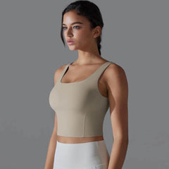 Longline Sports Bra: Supportive and Trendy - LANIZI