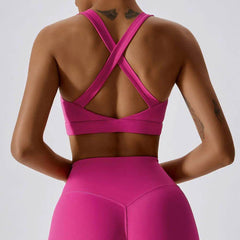 Purple Sports Bra - LANIZI