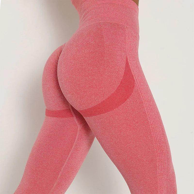 High waisted black leggings prevent falling down - LANIZI