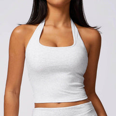 Spaghetti Strap Sports Bra - LANIZI