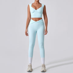 Comfy padded white workout set for daily wear