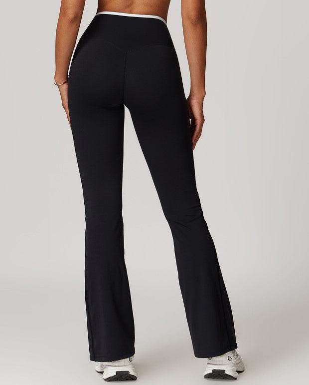 Stretchy flare leggings for pilates and yoga - LANIZI