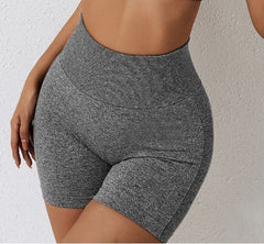 Trendy black gym shorts for active women