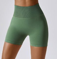 Trendy black gym shorts for active women