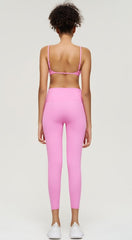 Breathable pink activewear set for comfort