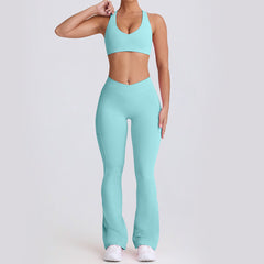 Stretchy pink lounge workout set for comfort