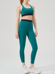 Stylish women’s white workout set