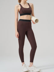 Stylish women’s white workout set