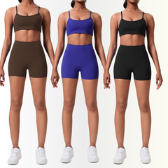 Breathable workout shorts sets for training Eco