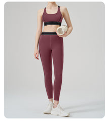 Stylish women’s white workout set
