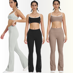 Pink gym wear set for stylish workouts