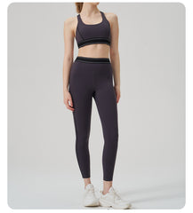 Stylish women’s white workout set